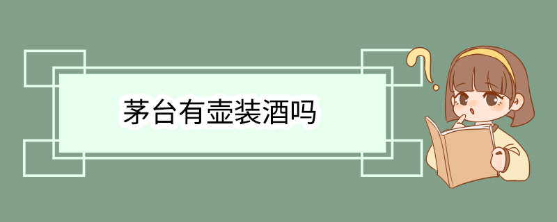 茅台有壶装酒吗