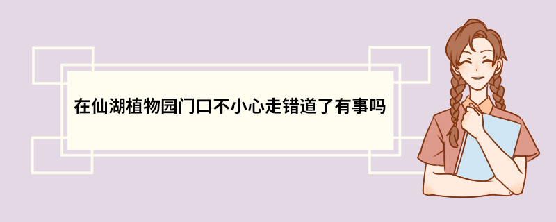 在仙湖植物园门口不小心走错道了有事吗