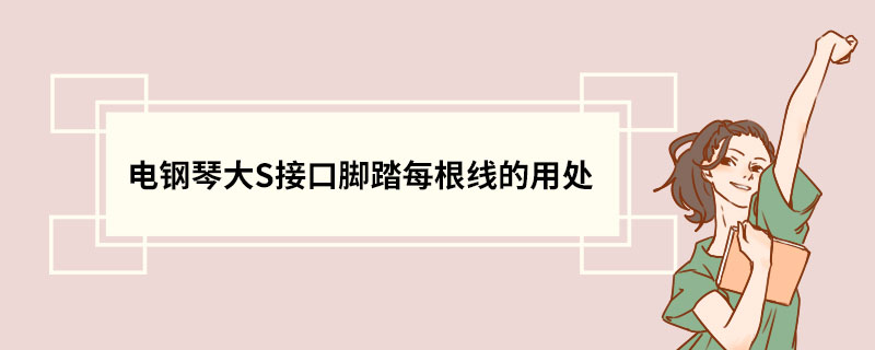 电钢琴大S接口脚踏每根线的用处
