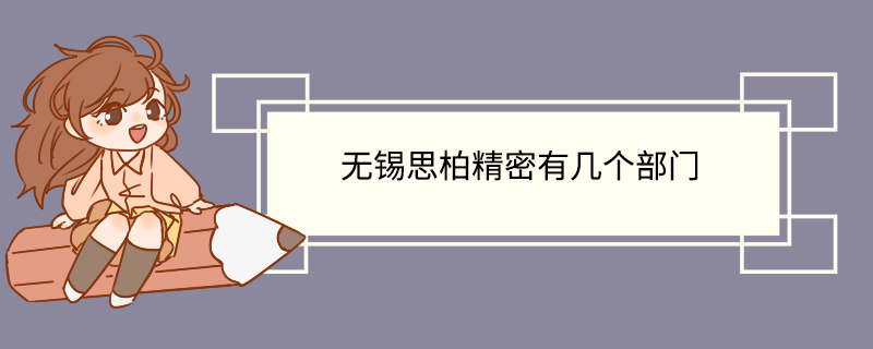 无锡思柏精密有几个部门