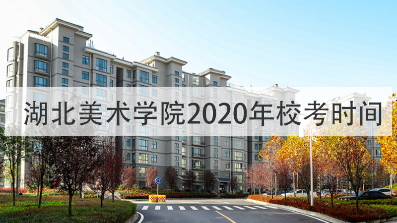 湖北美术学院2020年校考时间